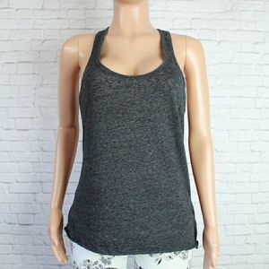 American Eagle Heather Gray Favorite Tank Top